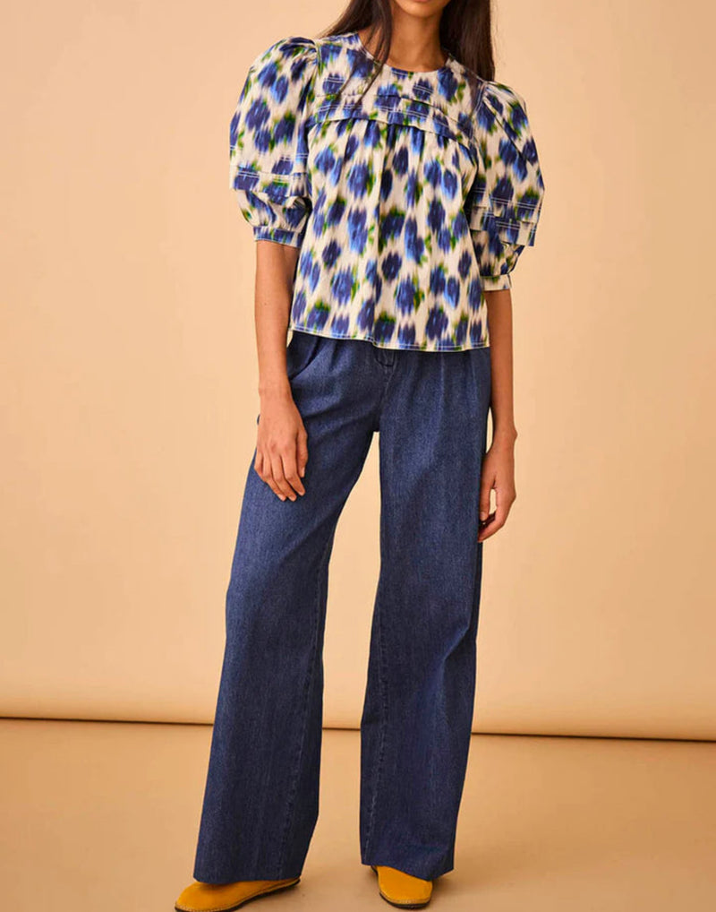 Hunter Bell Lydia Top - Ikat Rose