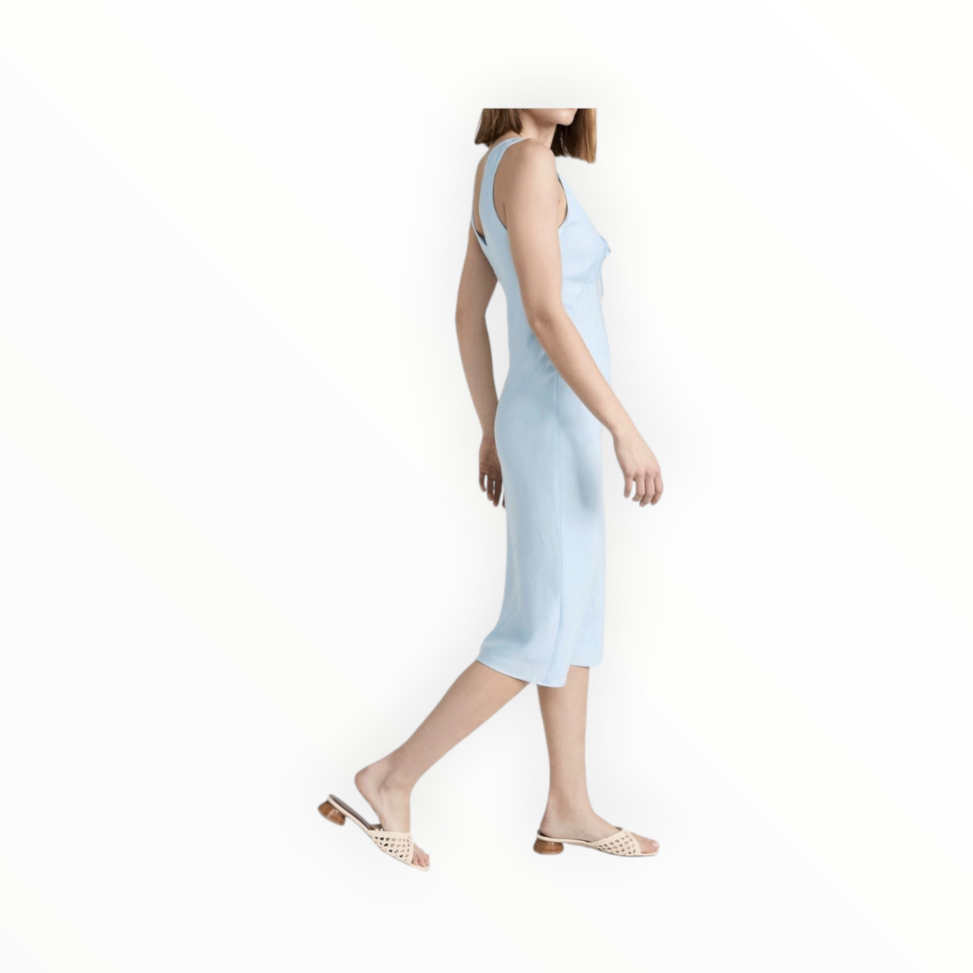 Amanda Uprichard Clarisse Dress - Powder Blue