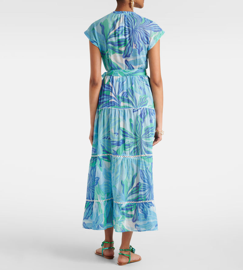 Poupette St. Barth Kora Dress - Blue Seaweed