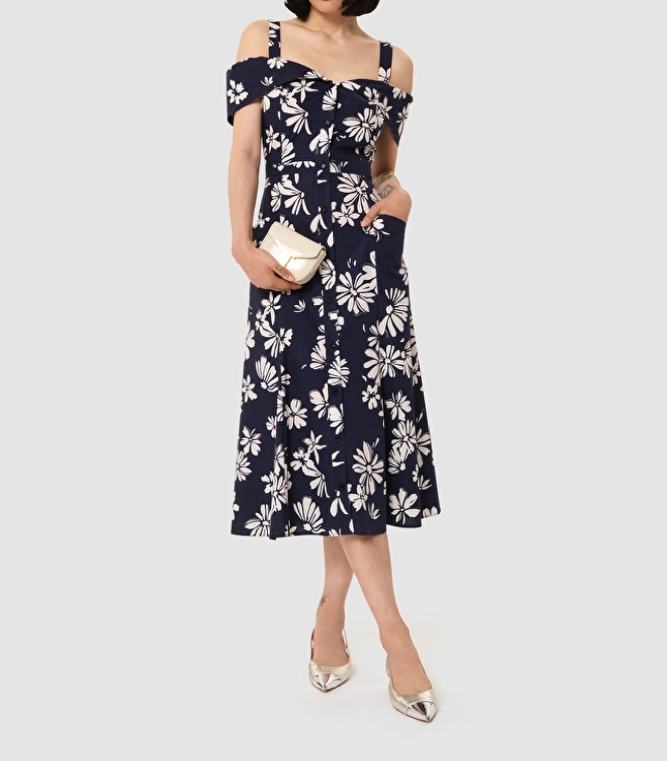 Tara Jarmon Raquelita Dress - Midnight Blue