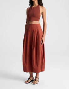 A.L.C. Rory Compact Knit Top - Brick