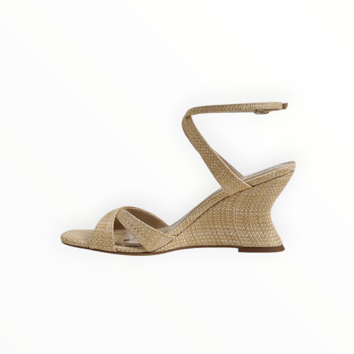 Sam Edelman Davi Sandal - Bleached Beechwood Faux Raffia
