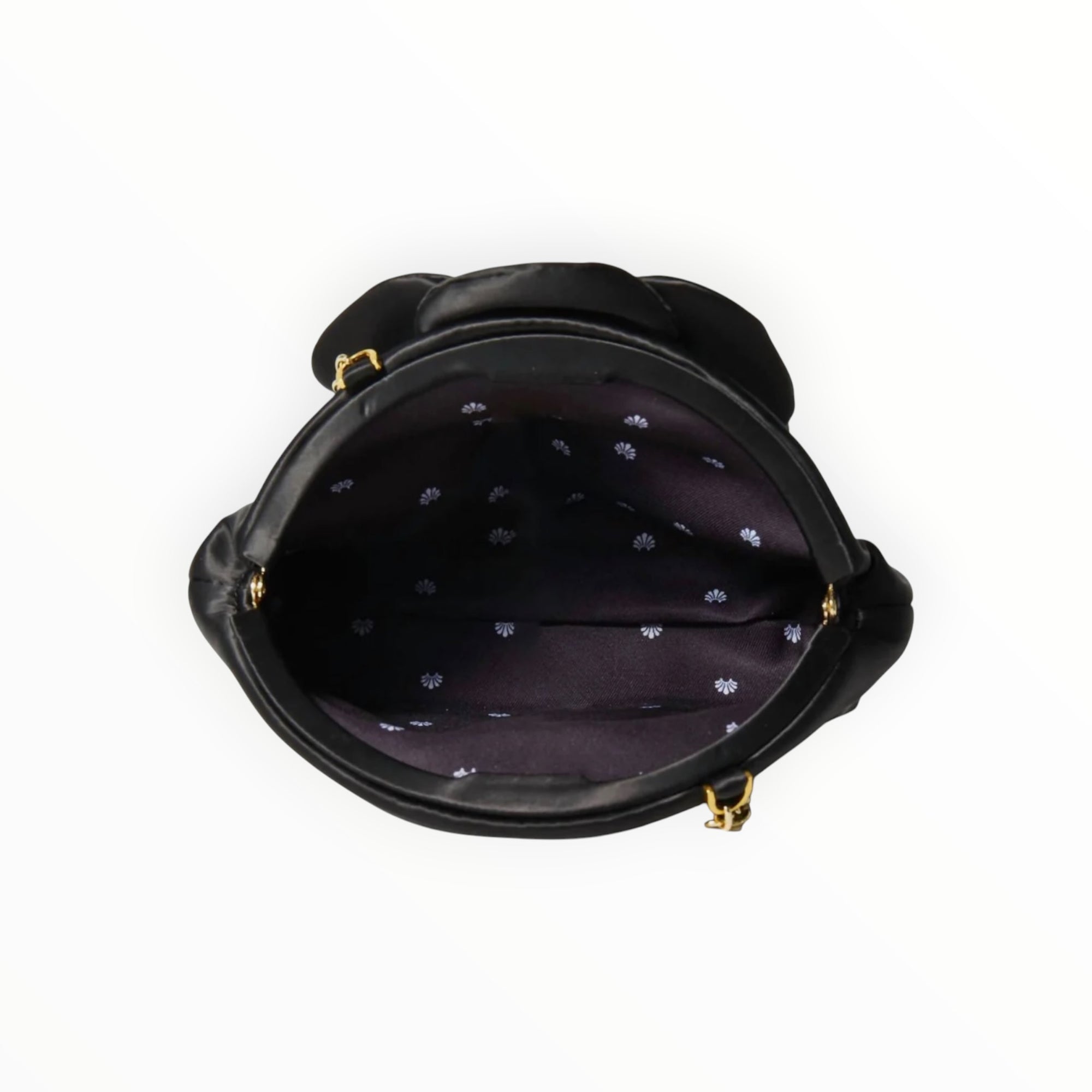 Lele Sadoughi Rosie Satin Clutch - Jet