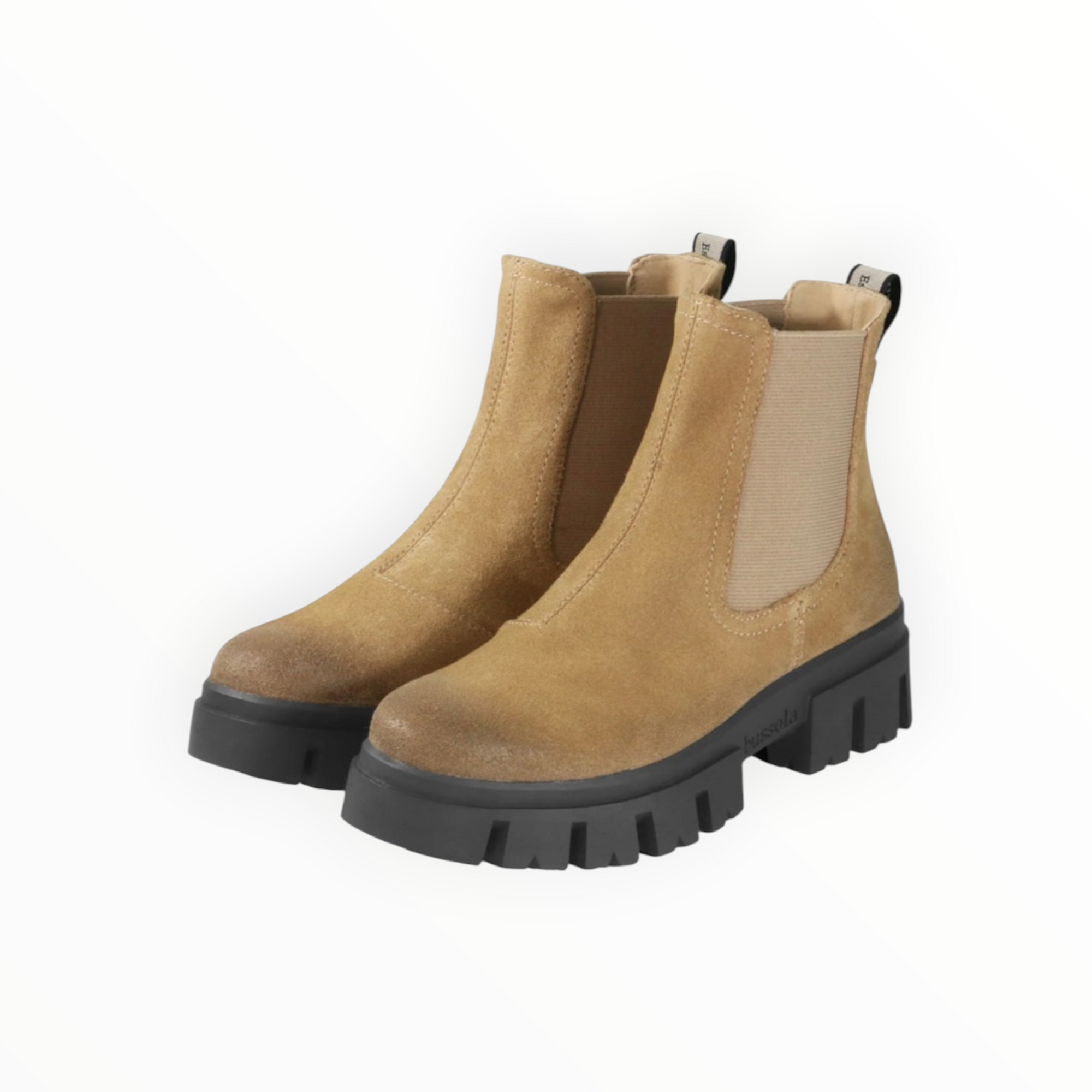 bussola Corvara Chunky Chelsea Boots - Vintage Camel