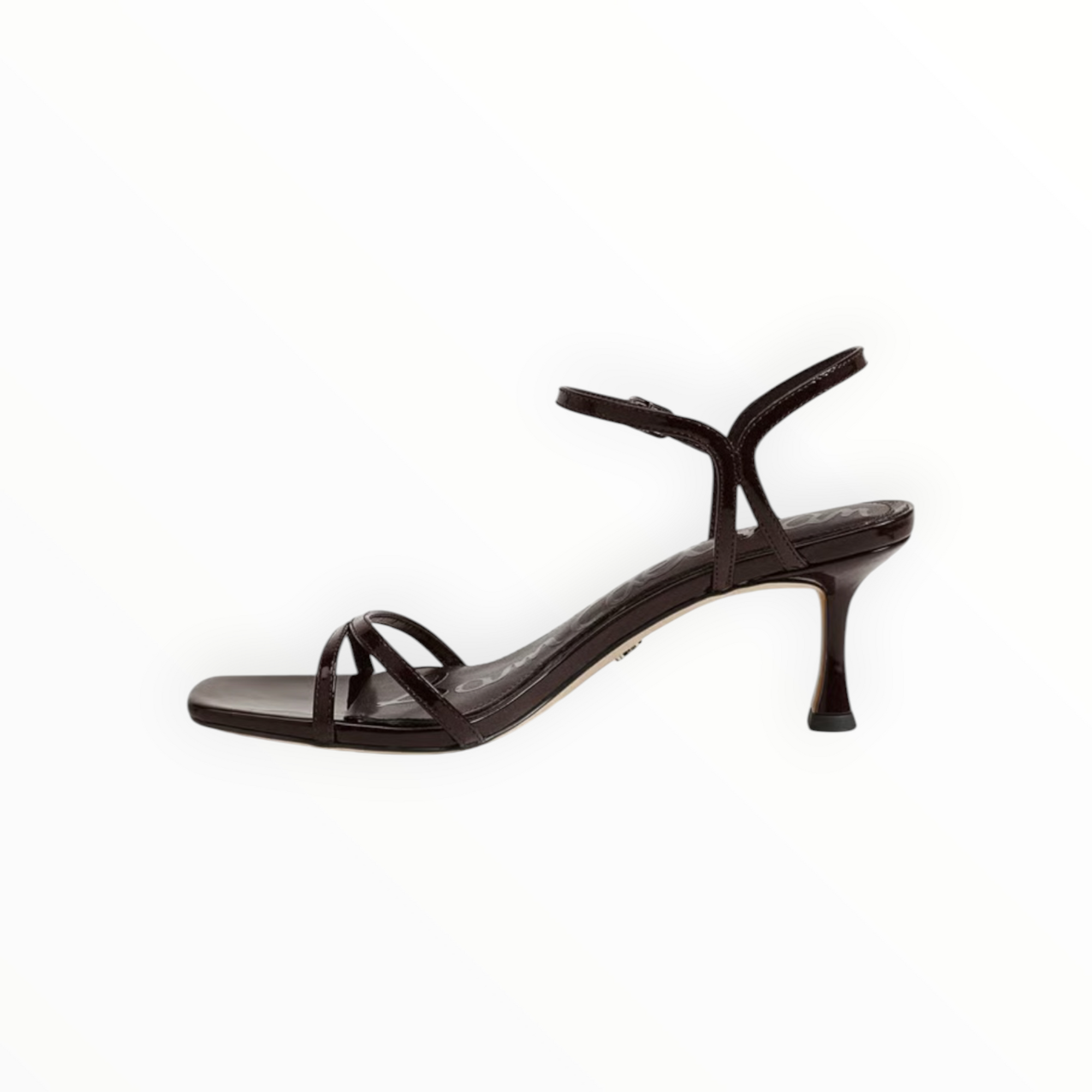 Sam Edelman Presley Strappy Kitten Heel - Chocolate