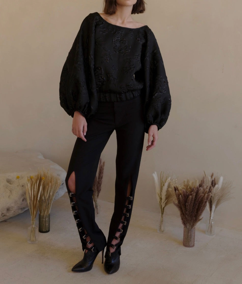 Arianne Elmy Good Luck Top - All Black