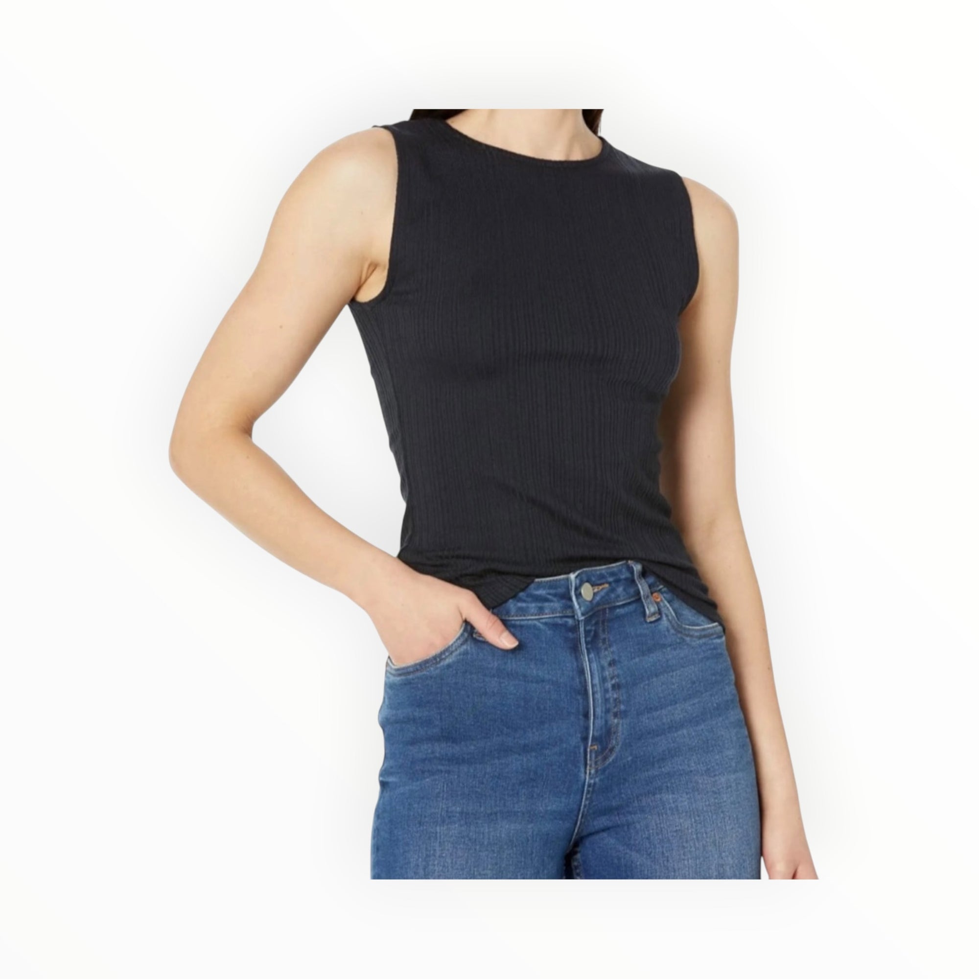 Vince Shell Tank - Black