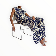 Essentiel Antwerp Fibonacci Wide Leg Trousers - Navy