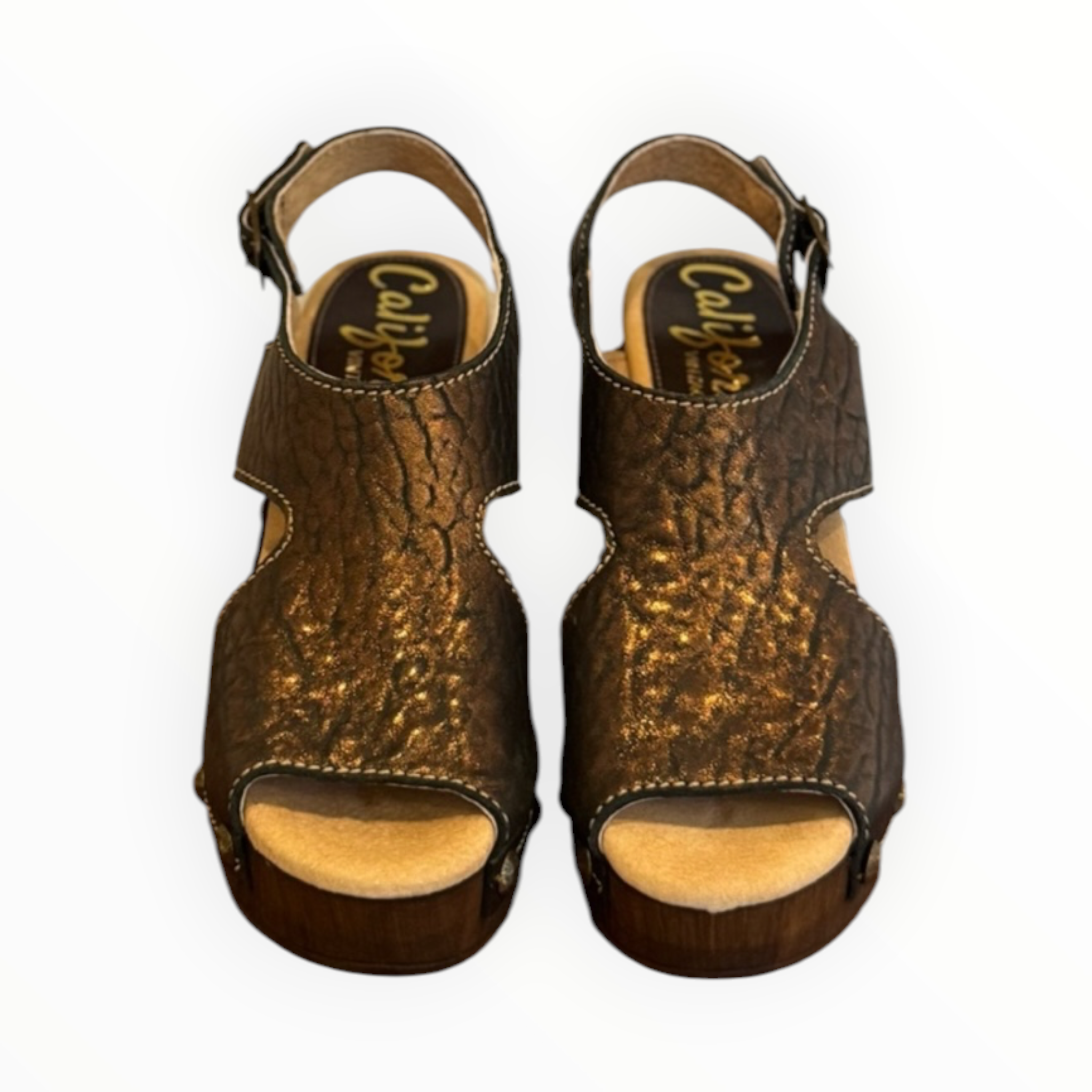 Californians Jean Sandals - Bronze