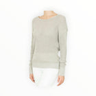 Elaine Kim Cotton Waffle Knit Ramsey Sweater - Pumice