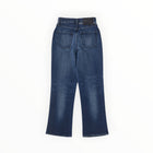 Moussy Vintage Emma Cropped Flare Jeans - Dark Blue