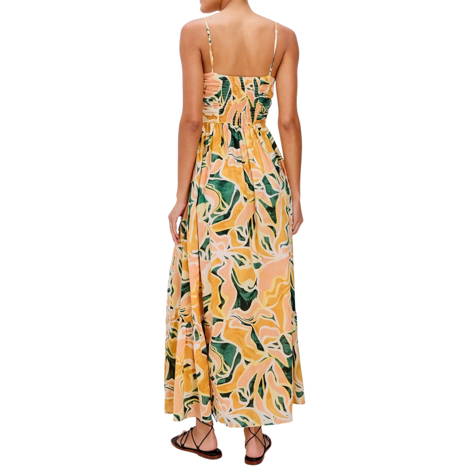 Rails Palm Dress - Tulum