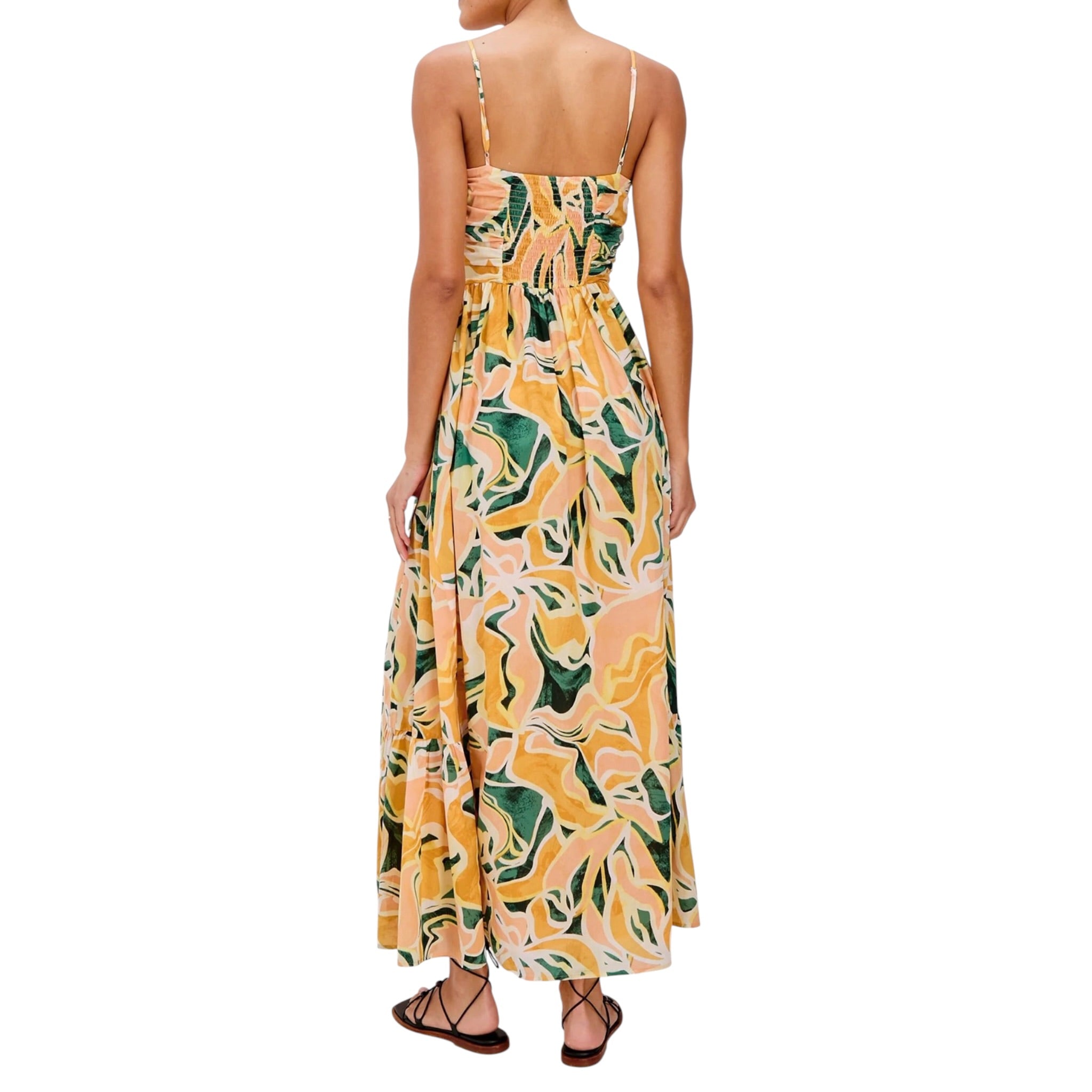 Rails Palm Dress - Tulum