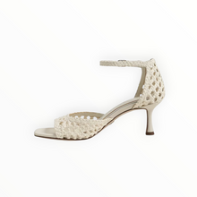 Sam Edelman Peyton Kitten Heel - Modern Ivory Faux Raffia