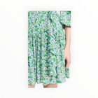 Shoshanna Nicola Floral Print Ruffle Dress - Spring Green Multi