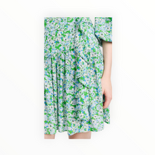 Shoshanna Nicola Floral Print Ruffle Dress - Spring Green Multi