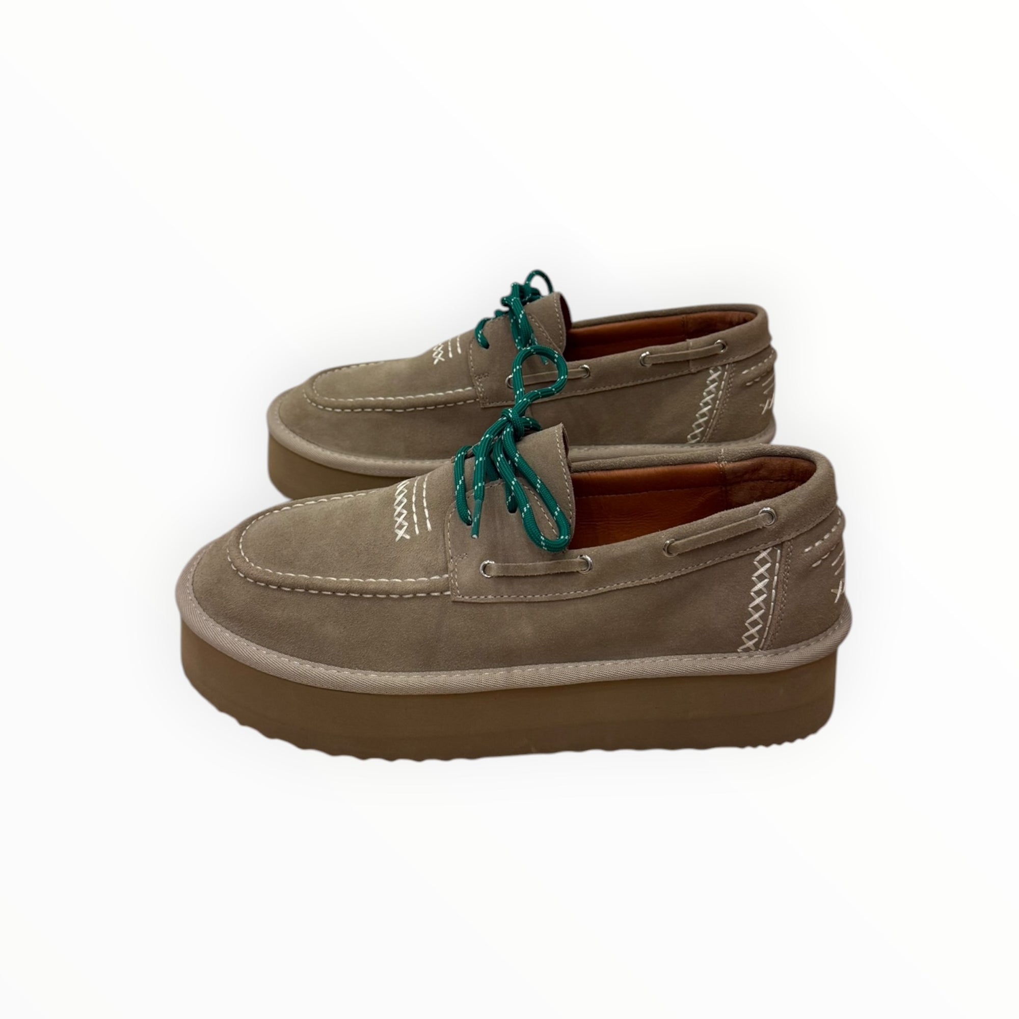 DE SIENA Beaver Lace-Up Shoes - Suede Taupe
