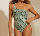 lemlem Medallion One Piece  - Deep Green