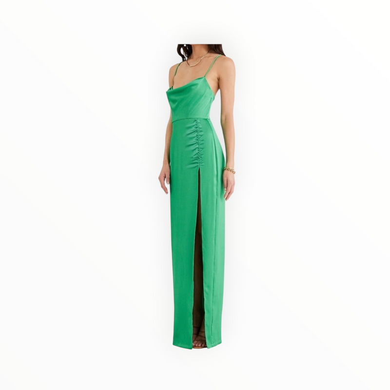 RUMER Allegra Gown - Green