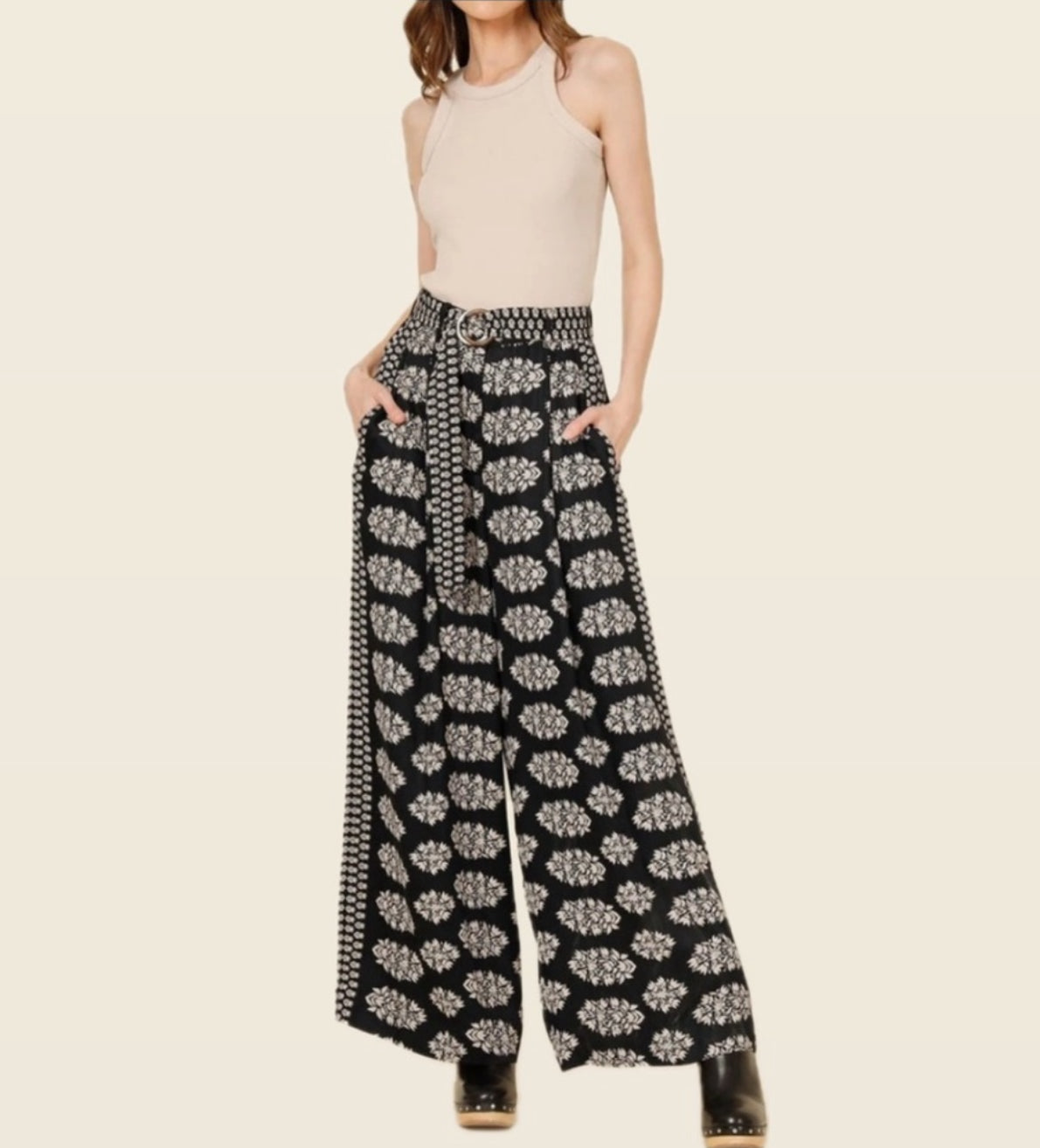 Omika Sinatra Pant - Adia Obsidian