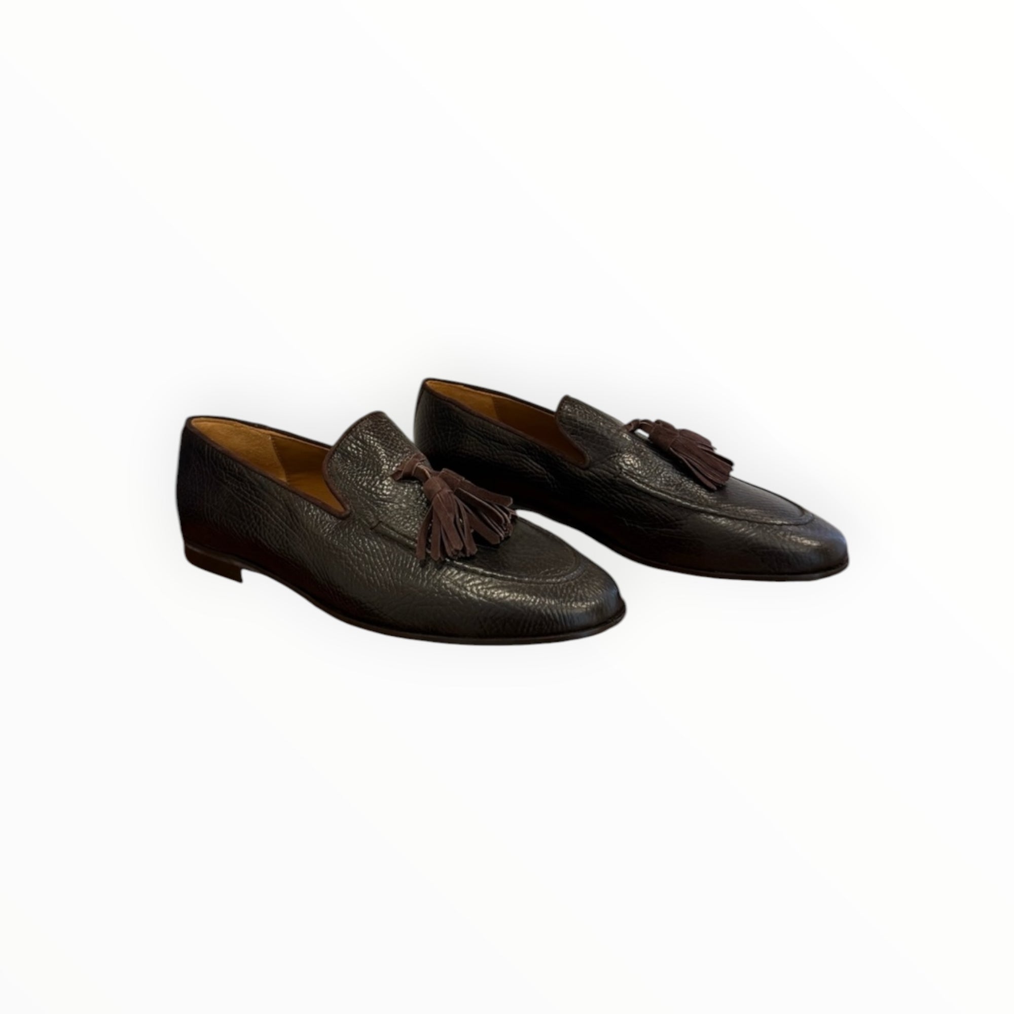 Pedro Miralles Leather Loafers With Tassels - Dark Brown