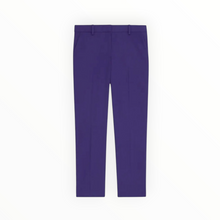 Theory Treeca Cropped Wool Pants - Blue Iris