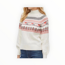 Michael Stars Pernille Printed Turtleneck Sweater