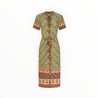 Saloni Vicki Dress - Myrtle Mosaic