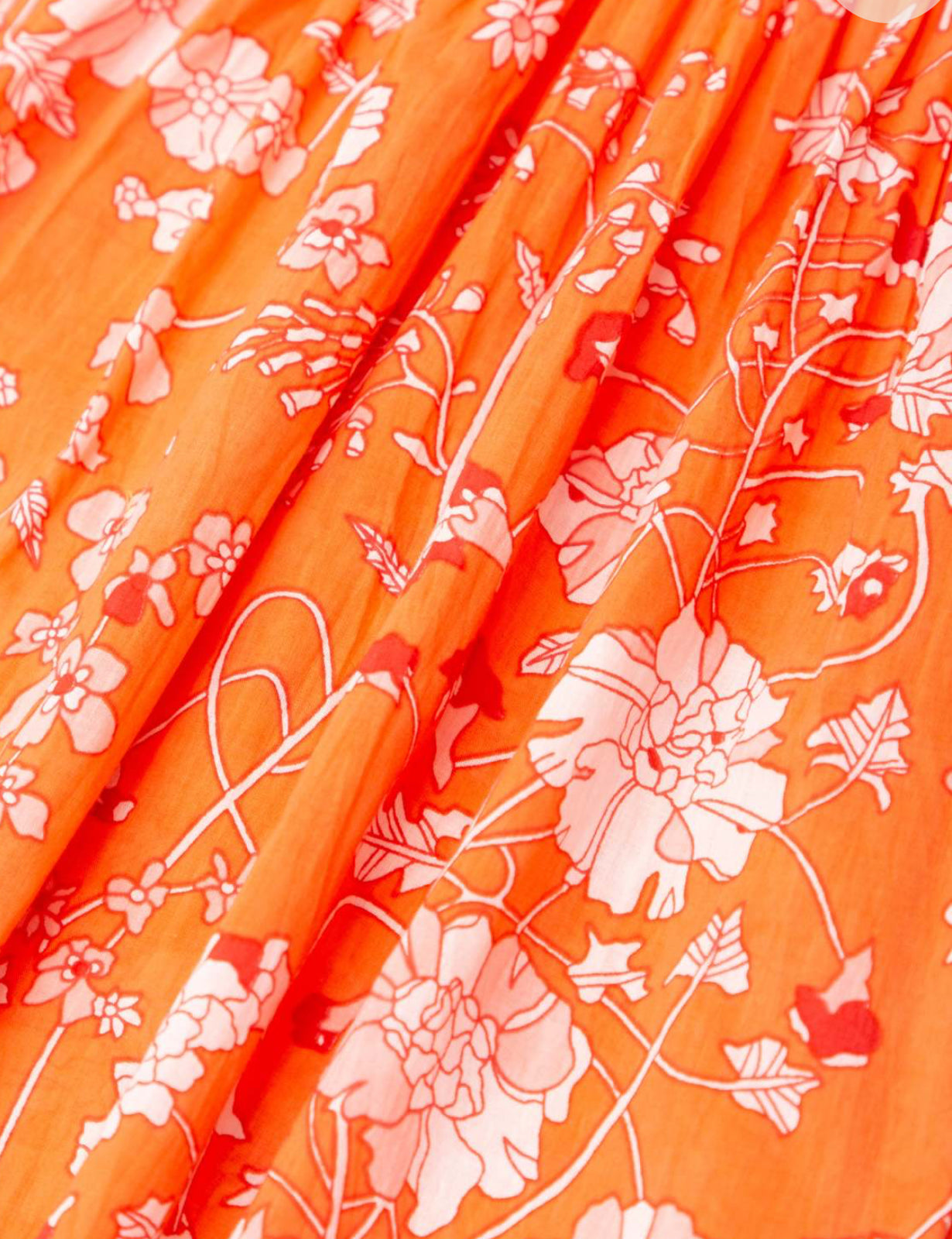 Matta Hamsa Garden Dress - Coral