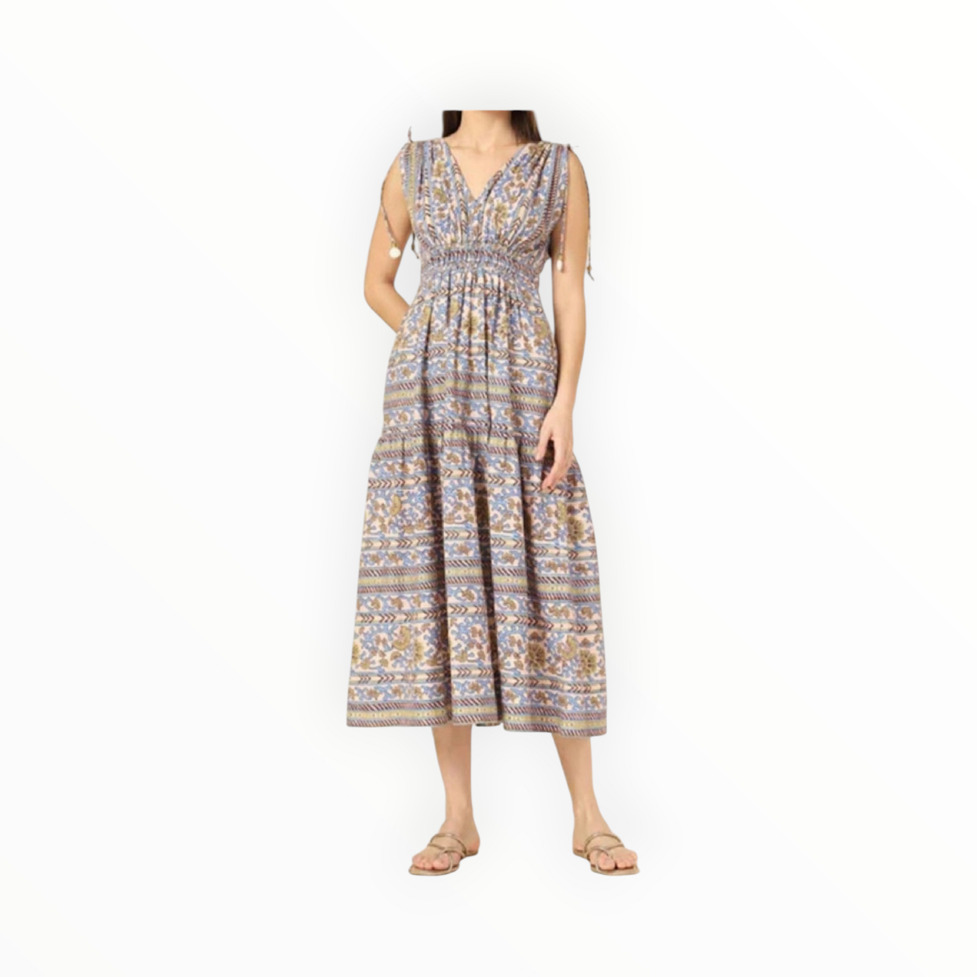 Omika Rosalita Midi Dress - Nirali Whisper