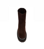 Lola Cruz Pruga Ankle Boot - Dark Brown