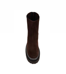 Lola Cruz Pruga Ankle Boot - Dark Brown