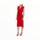 Amanda Uprichard Lamarca Dress - Scarlet