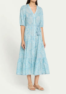 Hannah Artwear Anyeta Maxi Dress - Lantana Aquamarine