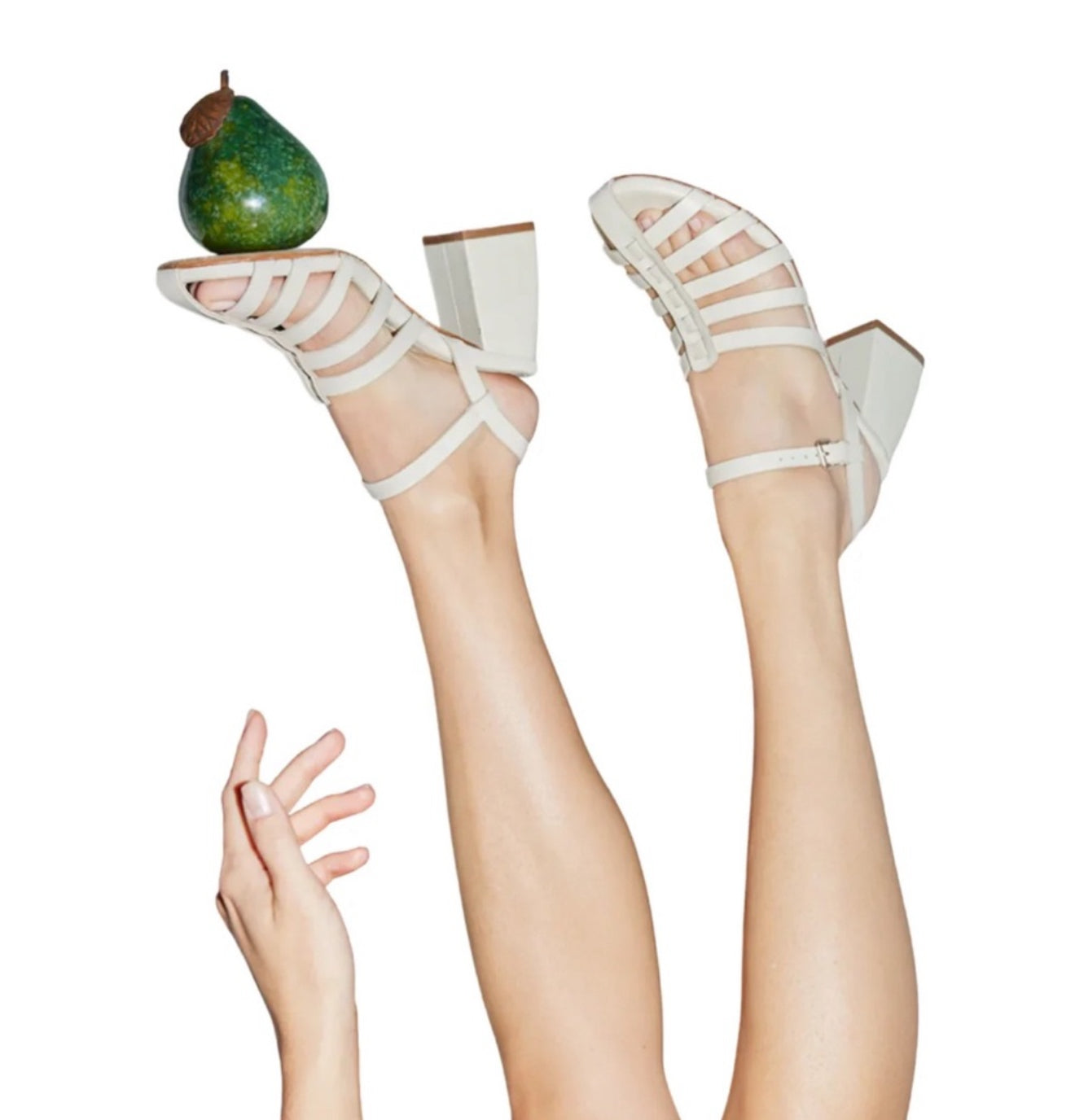 Frēda Salvador Marisa Fisherman Sandal - White