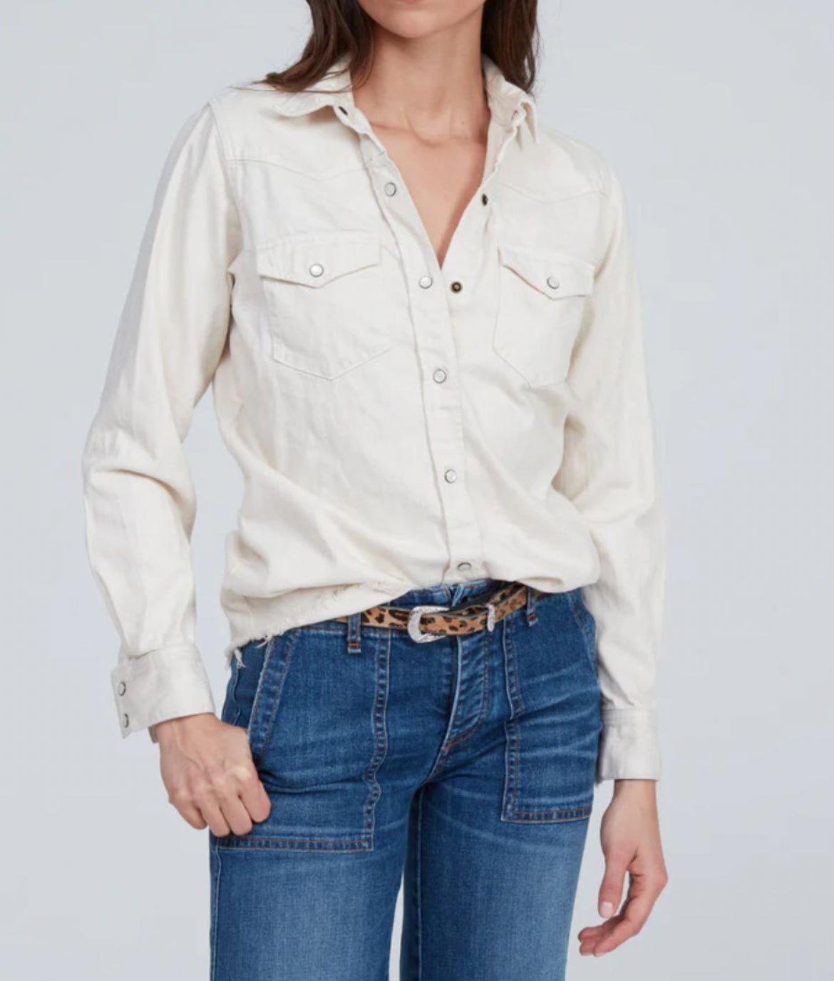 ASKK NY Western Shirt - Bone