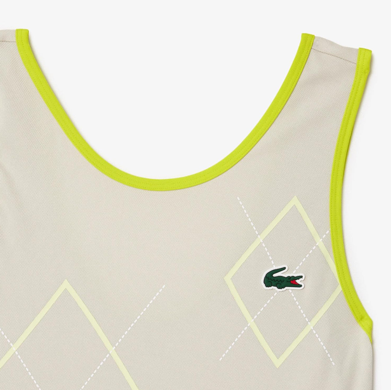 Lacoste Ultra Dry Tennis Dress - Hammam/White/Firefly