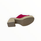 Gaimo Kala Jute Wide Heeled Leather Clogs - Kenzo