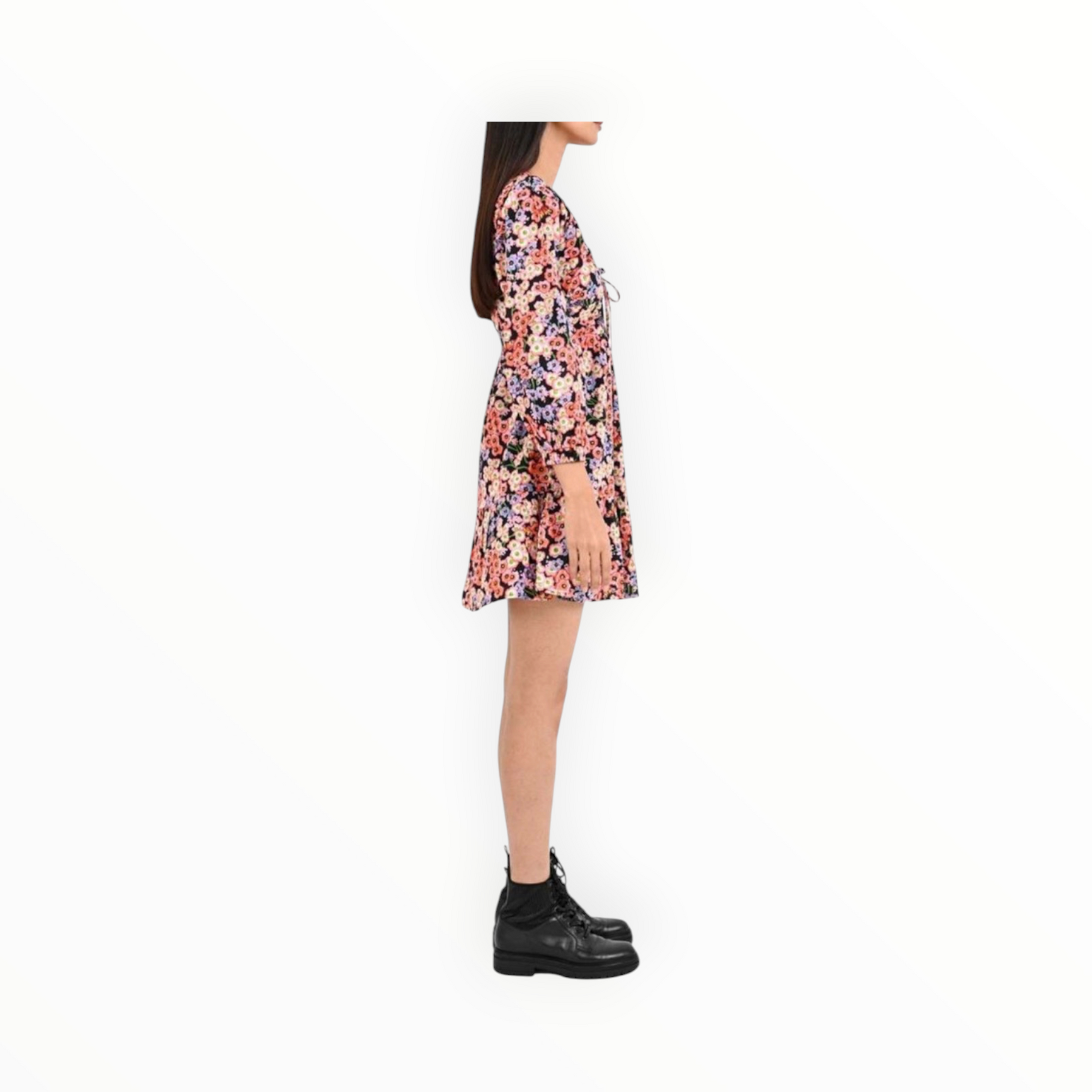 Banjanan Macaw Dress - Monarch Black