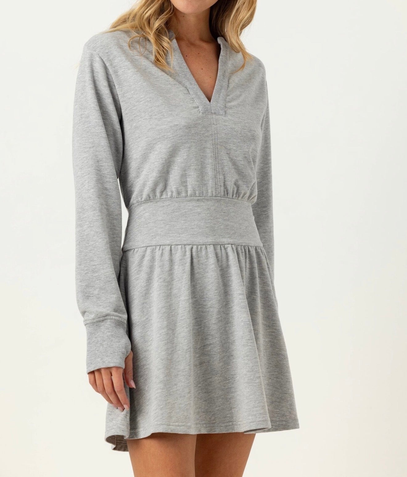 sundays Frida Dress - Heather Grey