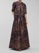 Kay Unger Matilda Evening Jacket - Carbon Multi