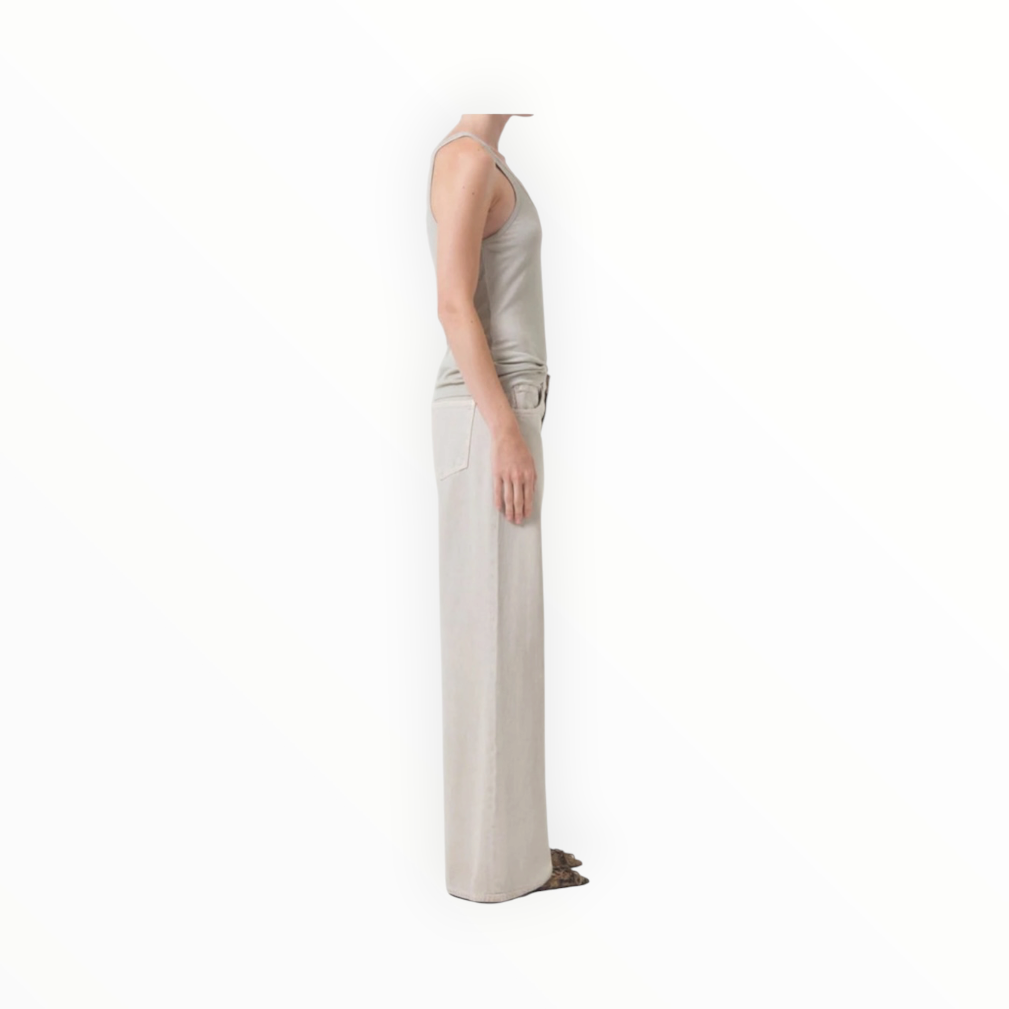 AGOLDE Clara Low Rise - Tusk