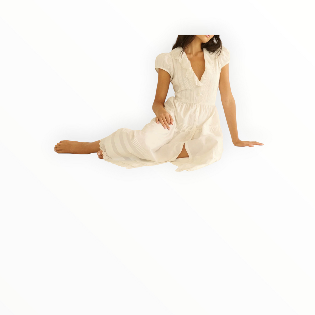 DÔEN Eliette Dress - Salt