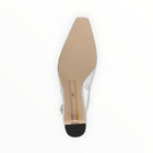 Sam Edelman Ronnie Slingback Heel - Silver Leather