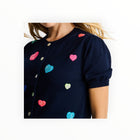 Lisa Todd Lisa Todd Royal Flush Heart Sweater - Navy
