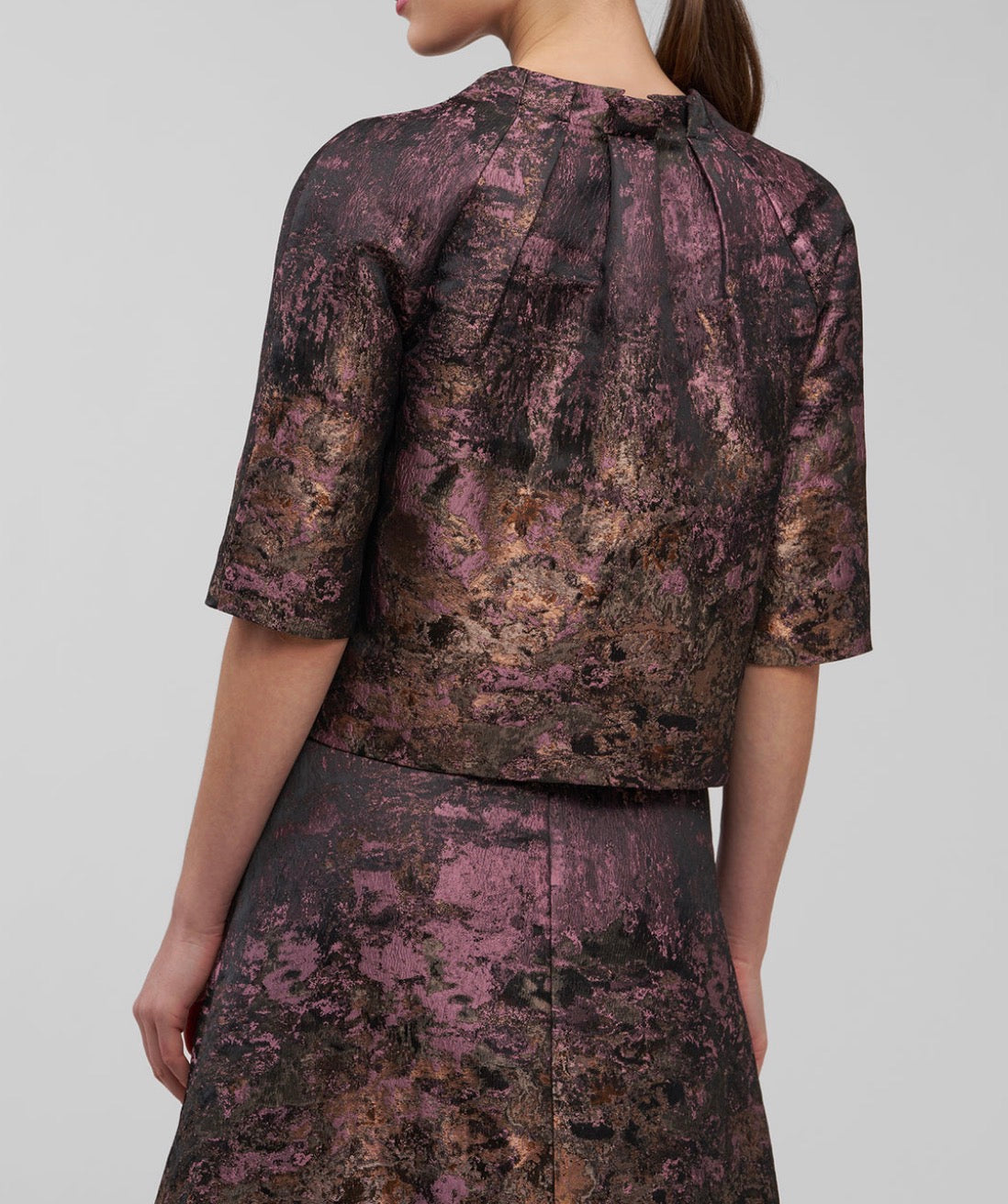 Kay Unger Matilda Evening Jacket - Carbon Multi