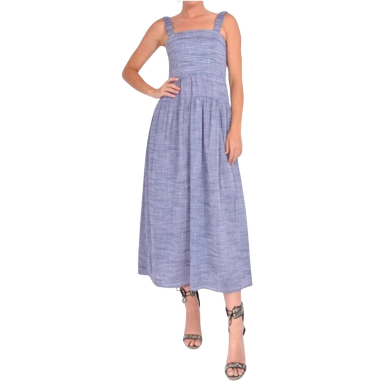 Gilner Farrar Julien Dress - Blue Chambray