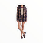 Steve Madden The Frida Blazer - Navy Plaid