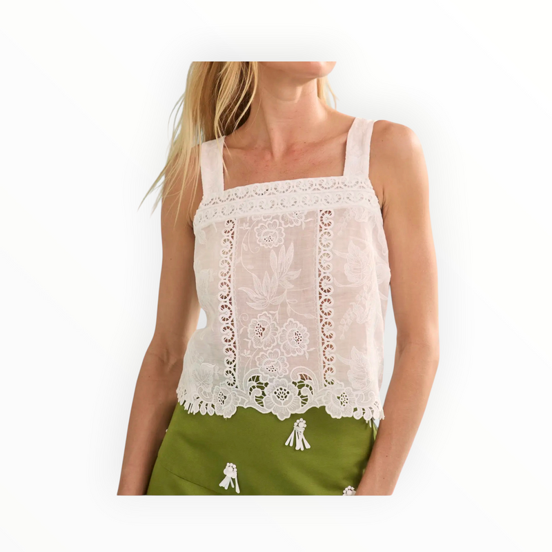 Hunter Bell Kelsey Top - White