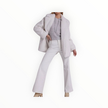 Bella Dahl Oversized Notch Collar Teddy Coat - Winter White